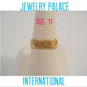 🆕14K Gold Filled Women Negril Flower Ring.